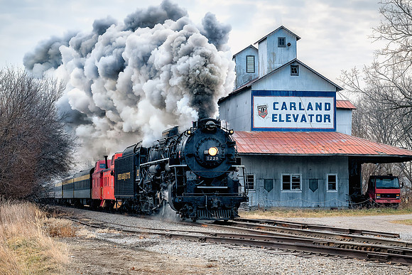 Pere Marquette 1225 Steam Locomotive, Carland, MI
