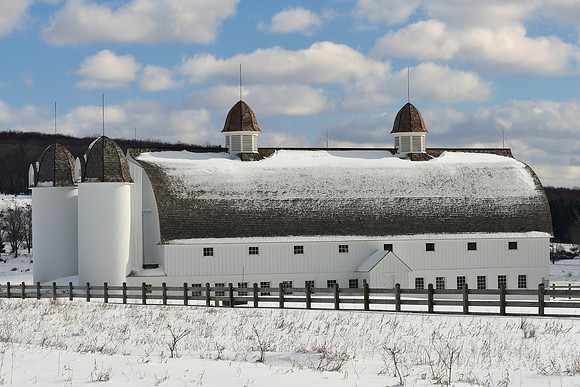 DH Day Barn, Winter at Sleeping Bear Dunes