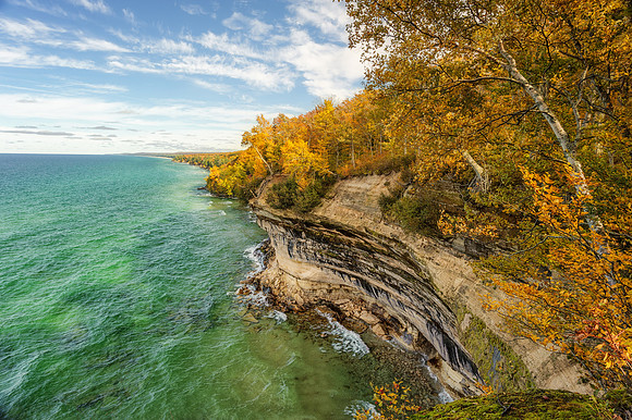 Pictured Rocks-autumn-beaver basin wilderness