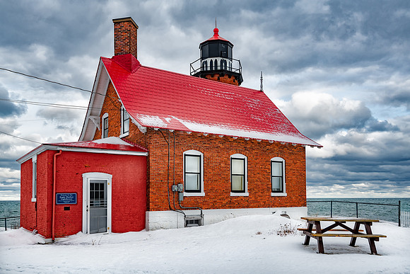 Eagle HarborLighthouse "Winter Blues"