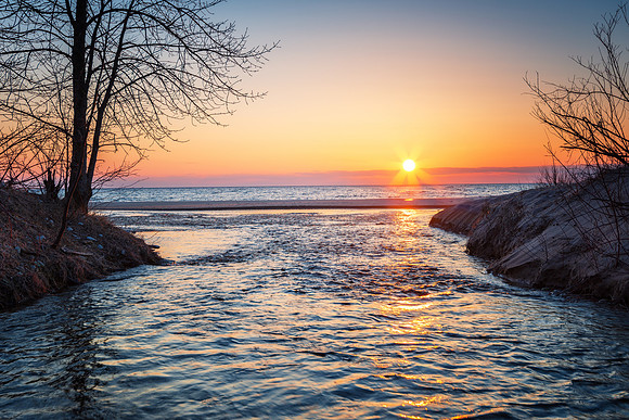 Otter Creek Sunset , Sleeping Bear Dunes