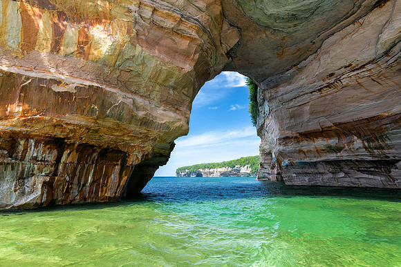 Lovers Leap Arch, Pictured Rocks National Lakeshore
