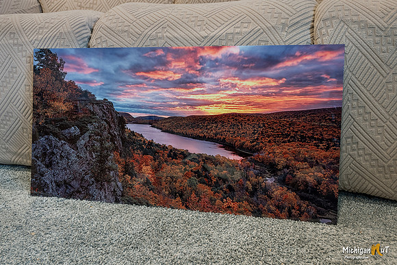 Lake of the Clouds metal print