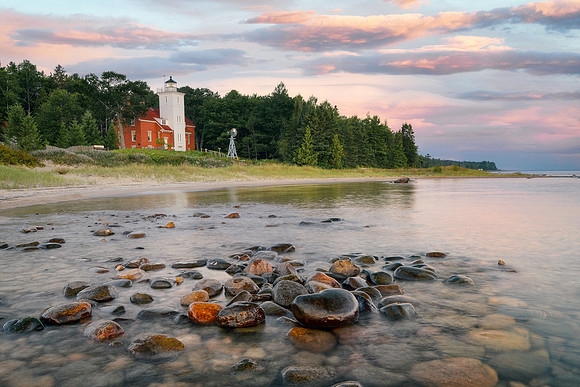 Dawn at Forty Mile Point Lighthouse