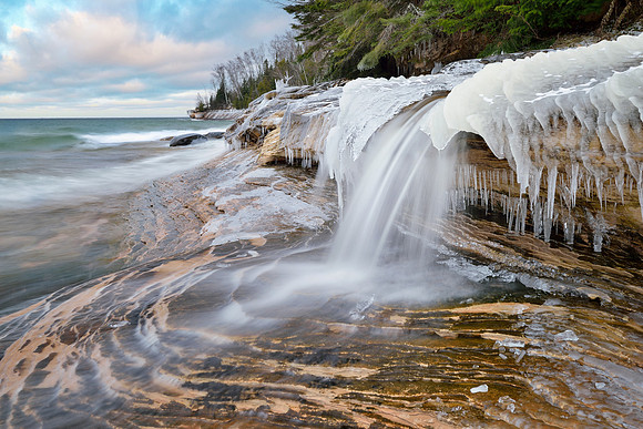 Winter at Elliot Falls