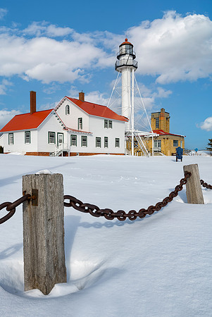 Whitefish Point Lighthouse-Rusty Chain