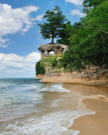 Chapel Rock - Pictured Rocks National Lakeshore