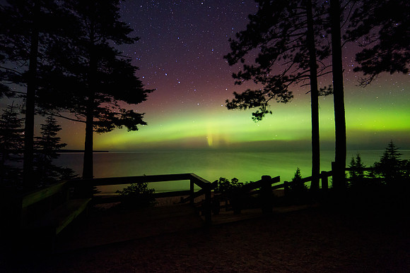 "A Big Dipper of Northern Lights" Miners Beach Pictured Rocks National Lakeshore