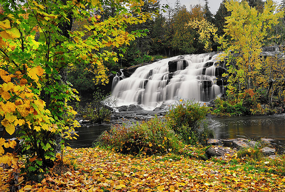 "Lower Bond Falls'  Paulding , Michigan