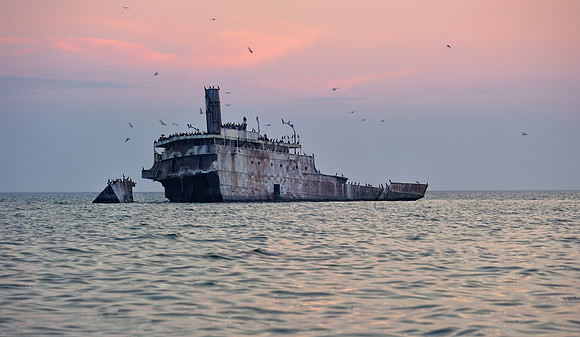 "Graveyard Shoals"  Wreck of the Fransisco Morazan