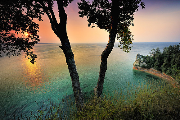 Sunset at Miners Castle
