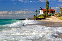 Point Betsie Lighthouse, Lake Michigan