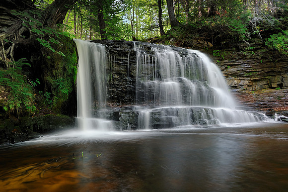 Rock River Falls - Chatham, Michigan