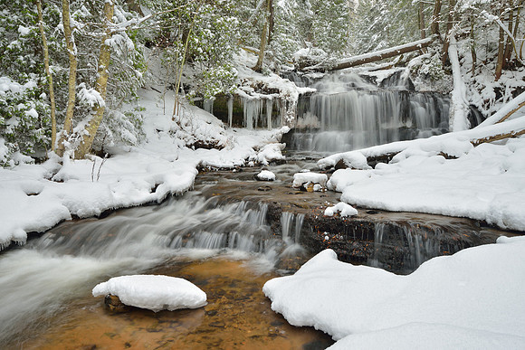 Winter at Wagner Falls