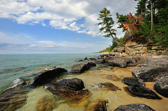 "Rocky Shores" Beaver Basin Wilderness Pictured Rocks National Lakeshore