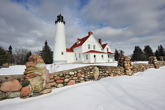 Point Iroquois Lighthouse, Whitefish Bay, Michigan