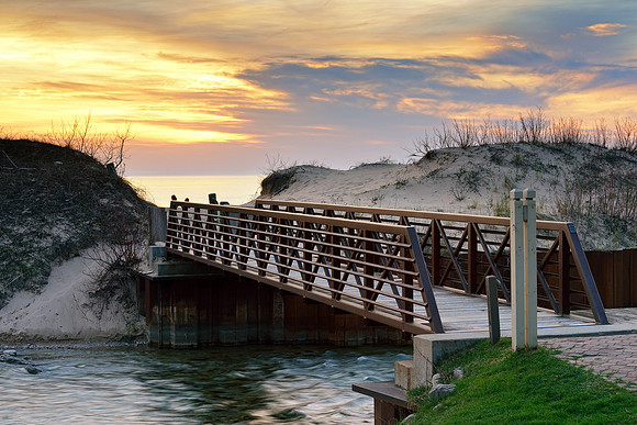 Sunset at the Homestead Resort near Glen Arbor, Michigan