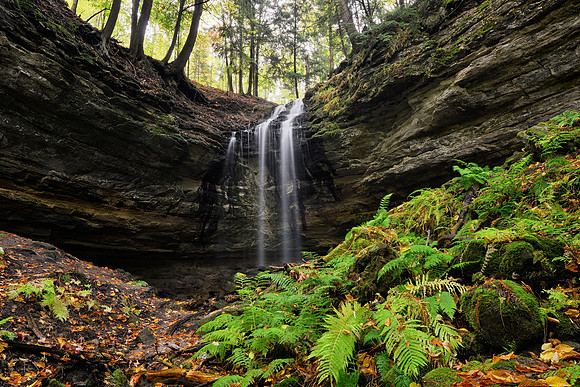 Tannery Falls also known as Olsen Falls Munising, Michigan