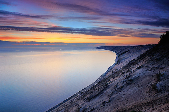 Grand Sable Dunes Sunrise , Pictured Rocks National Lakeshore