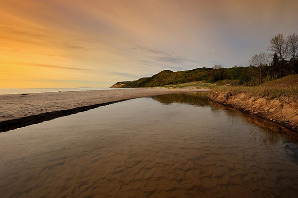 Empire Bluff Otter Creek Sunset