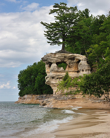 "Chapel Rock"  Pictured Rocks National Lakehore