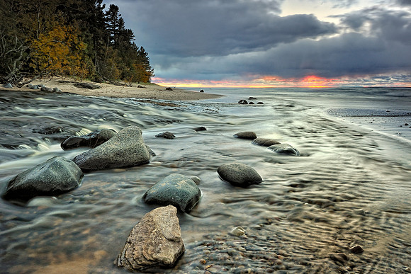 "Spirit of the Wild" Mouth of the Hurricane River, Lake Superior, Pictured Rocks National Lakeshore