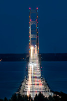 "Blue Hour" at Mackinac Bridge
