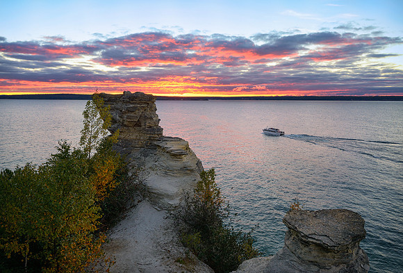 Miners Castle Sunset