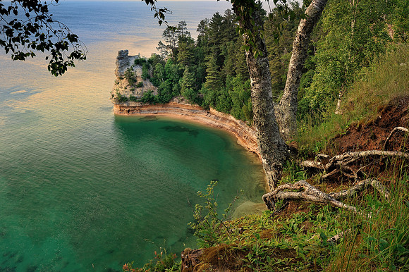 Miners Castle Sunset