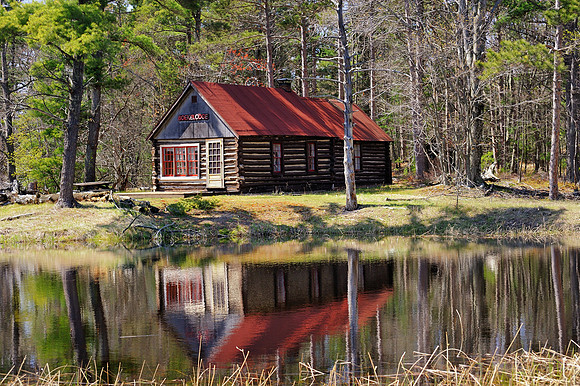 "Cabin Reflections" Sleeping Bear Dunes National Lakeshore