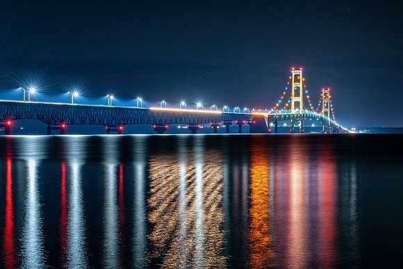 Mackinac Bridge-Interesting Reflections