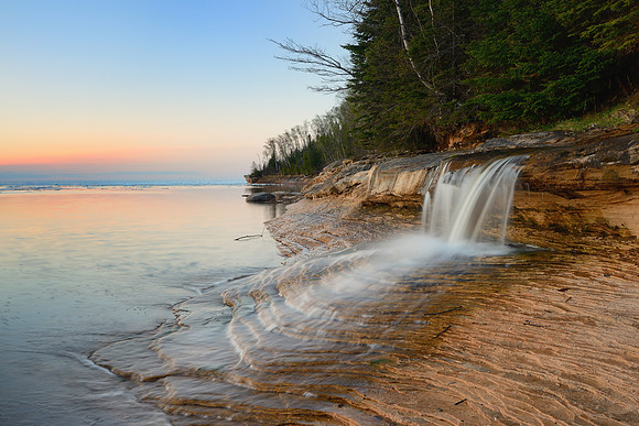 Elliot Falls Pictured Rocks National Lakeshore