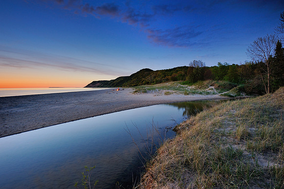 "Campfire on the Beach"  Otter Creek Sleeping Bear Dunes National Lakeshore
