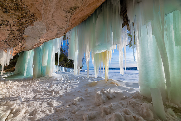 Grand Island Ice Cave-Sunny Morning