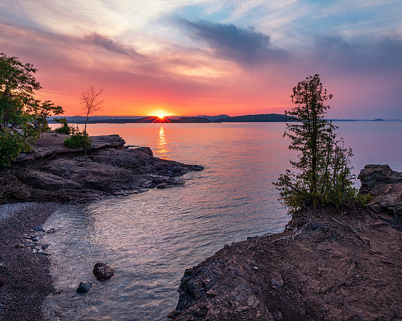 Presque Isle Park Moody Sunset