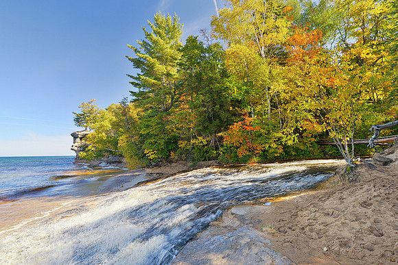 Chaple Rock Pictured Rocks National Lakeshore