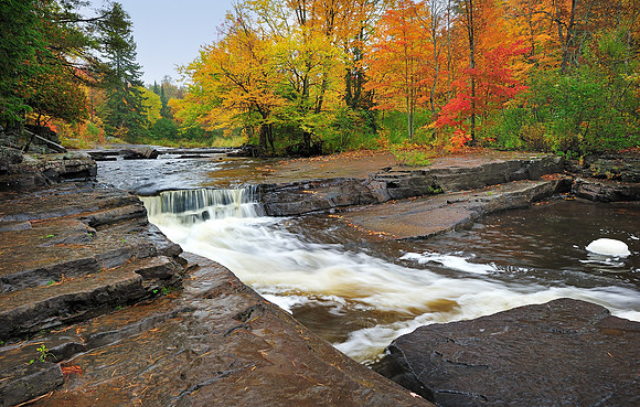 Upper Canyon Falls ~ Alberta , Michigan