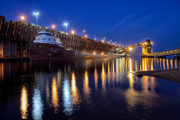 Kaye E. Barker - Marquette, Michigan, Upper Harbor Ore Dock