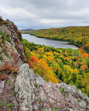 "lake of the Clouds" Porcupine Mountain Wilderness State Park