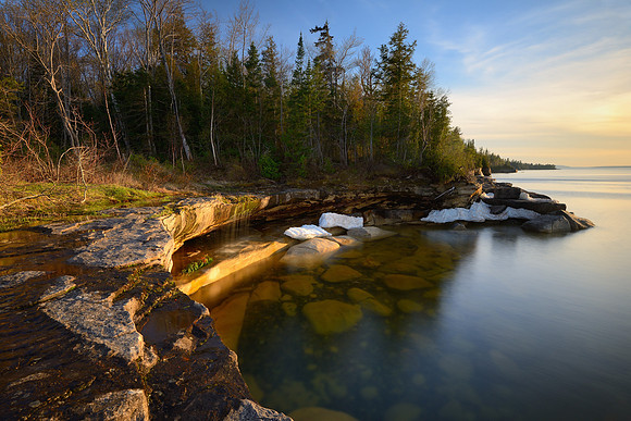 "Little Paradise" Lake Superior near Christmas, Michigan