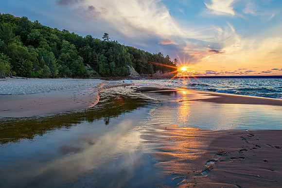 Mouth of the Miners River, Pictured Rocks National Lakeshore