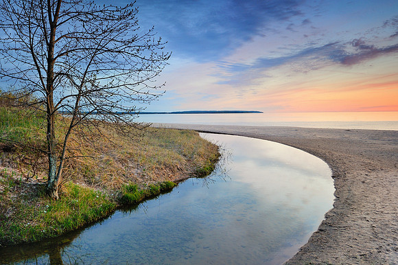 "Otter Creek Sunset" Sleeping Bear Dunes National Lakeshore