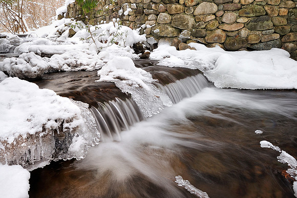 "January Thaw" Rapid River Falls, Rapid City Michigan