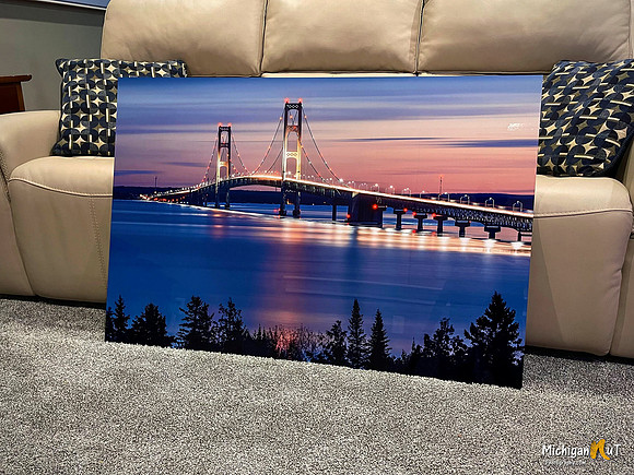 Mackinac Bridge-Metal-30by45