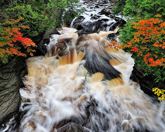 Autumn at Presque Isle River Porcupine Mountains State Park